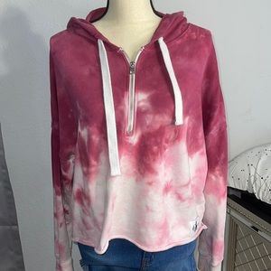 Calvin Klein jeans pink tie dye sweater